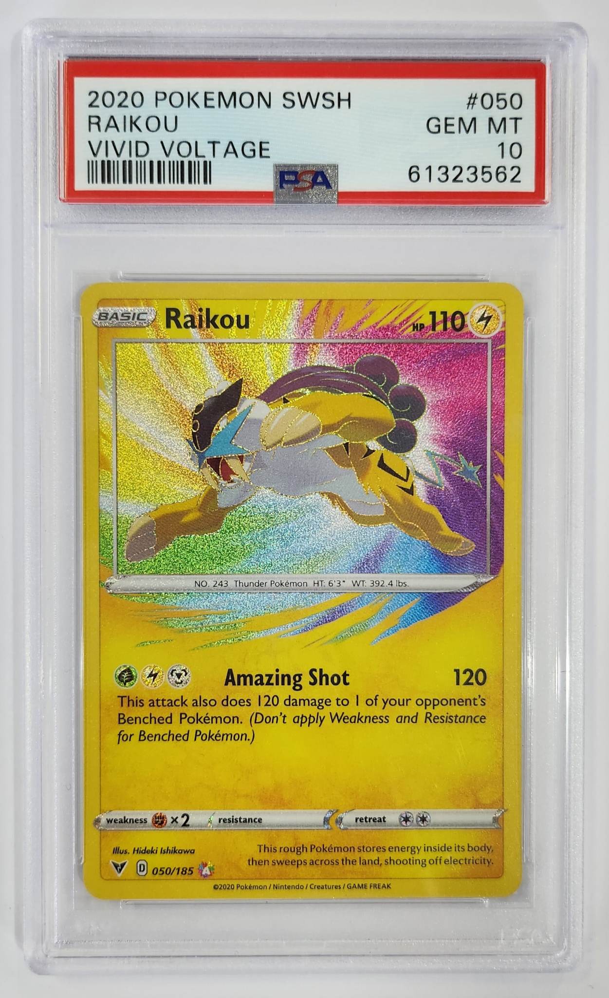 Raikou - 050/185 - Amazing Rare