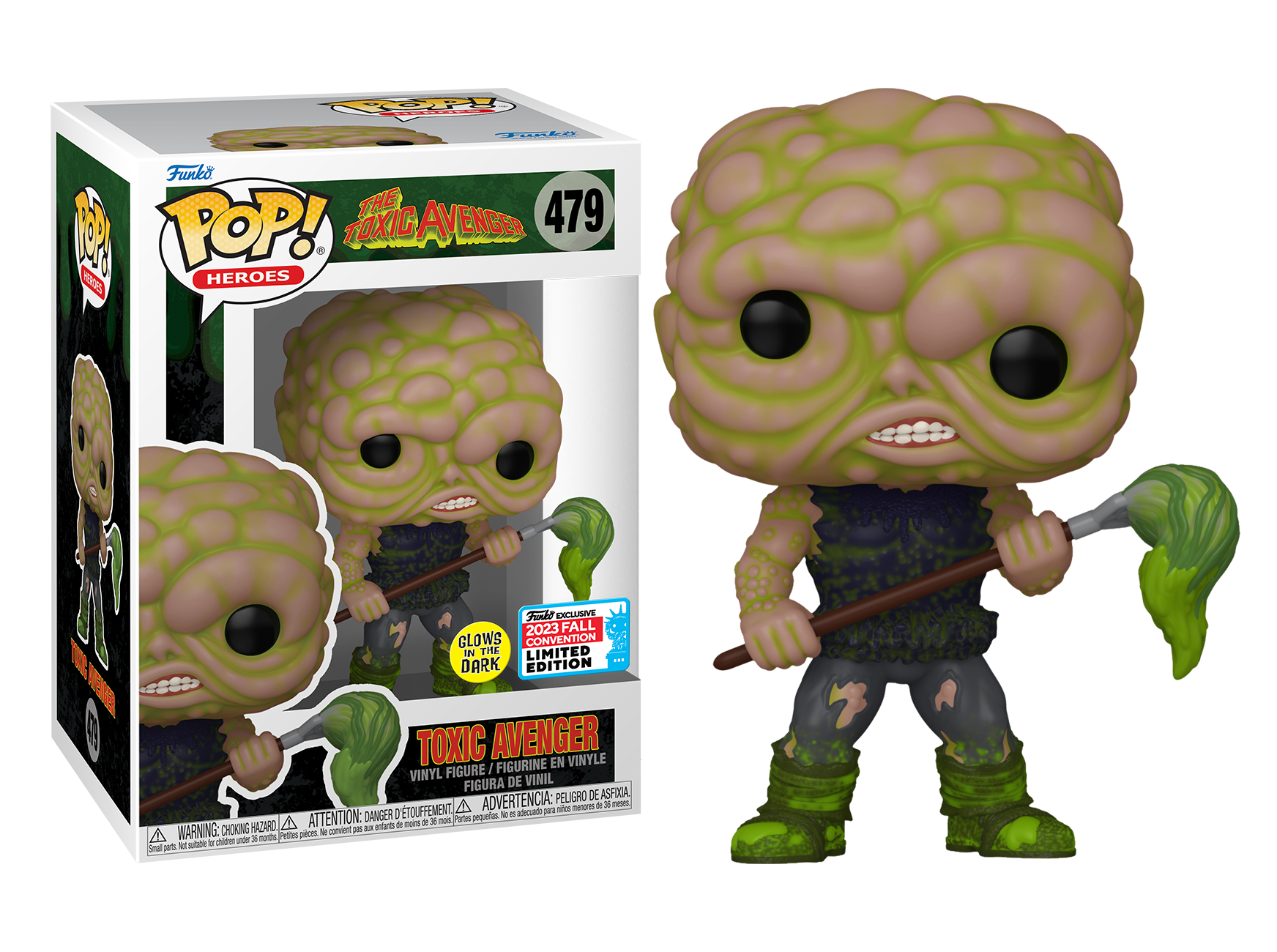 The Toxic Avenger - Toxic Avenger GITD NYCC 2023 Fall Convention Exclusive  Pop! Vinyl