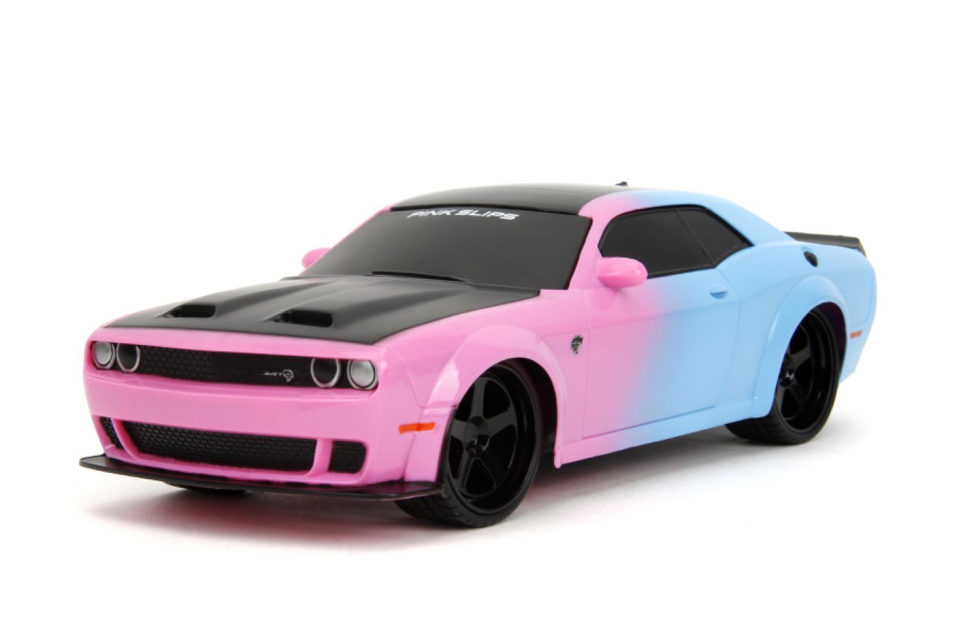 Pink Slips 2019 Dodge Challenger SRT Hellcat 1 16 Scale Remote Control Car Ozzie Collectables