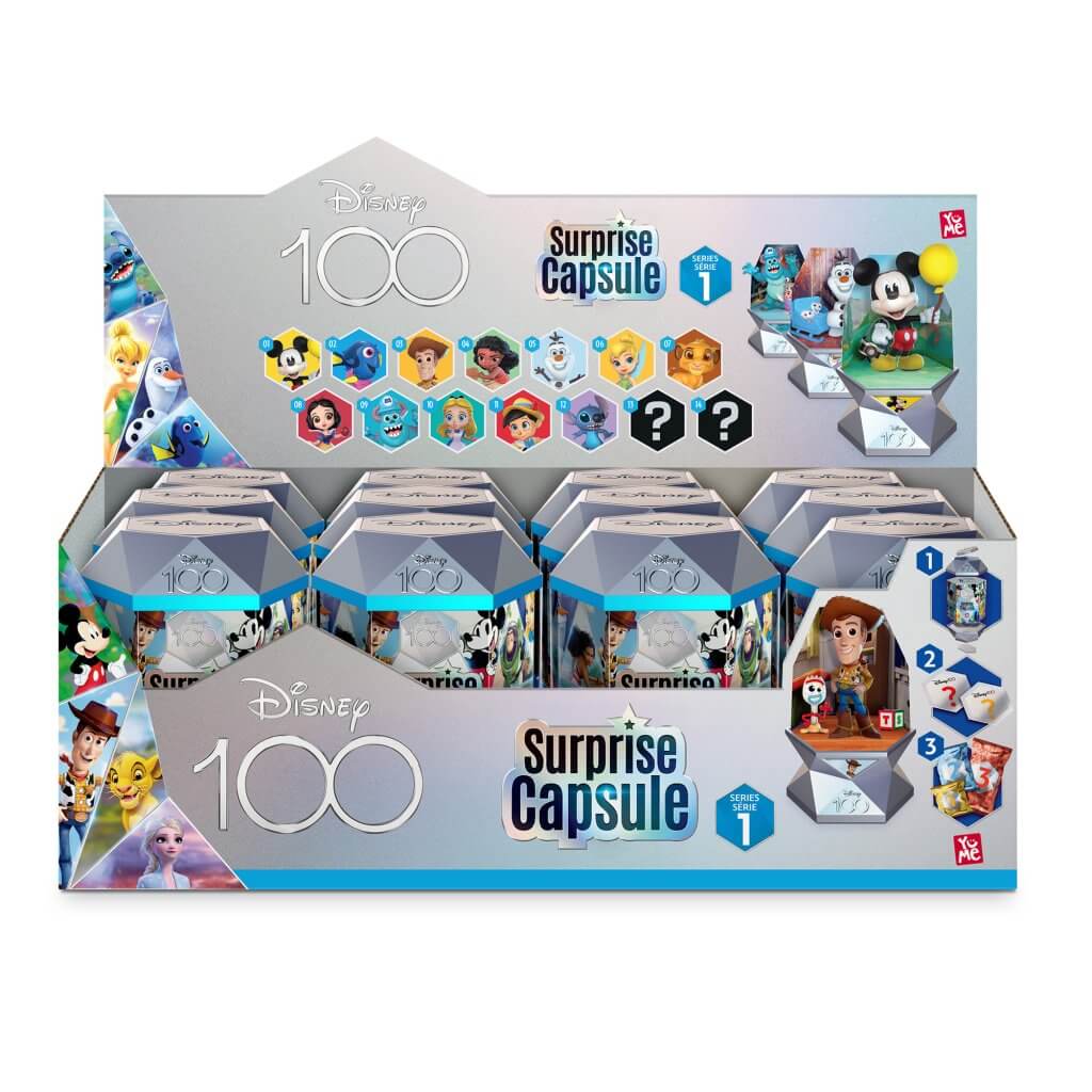 Yume Disney 100 - Surprise Capsule Series 1 CDU | Ozzie Collectables