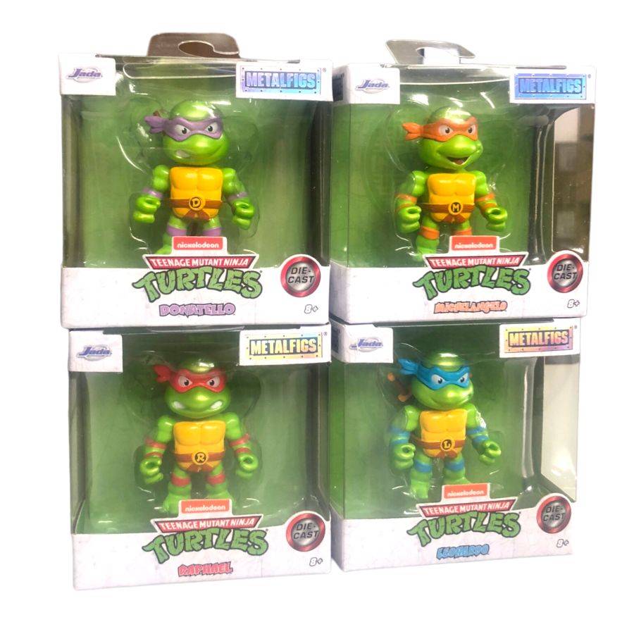 Teenage Mutant Ninja Turtles (TV 1987) - Turtles 2.5 Metal Figures Keychain 4 Pack | Ozzie Collectables