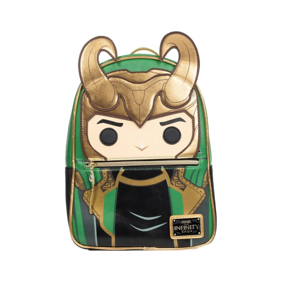 Marvel Comics Loki Pop by Loungefly US Exclusive Mini Backpack LOUMVBK0314 Ozzie Collectables