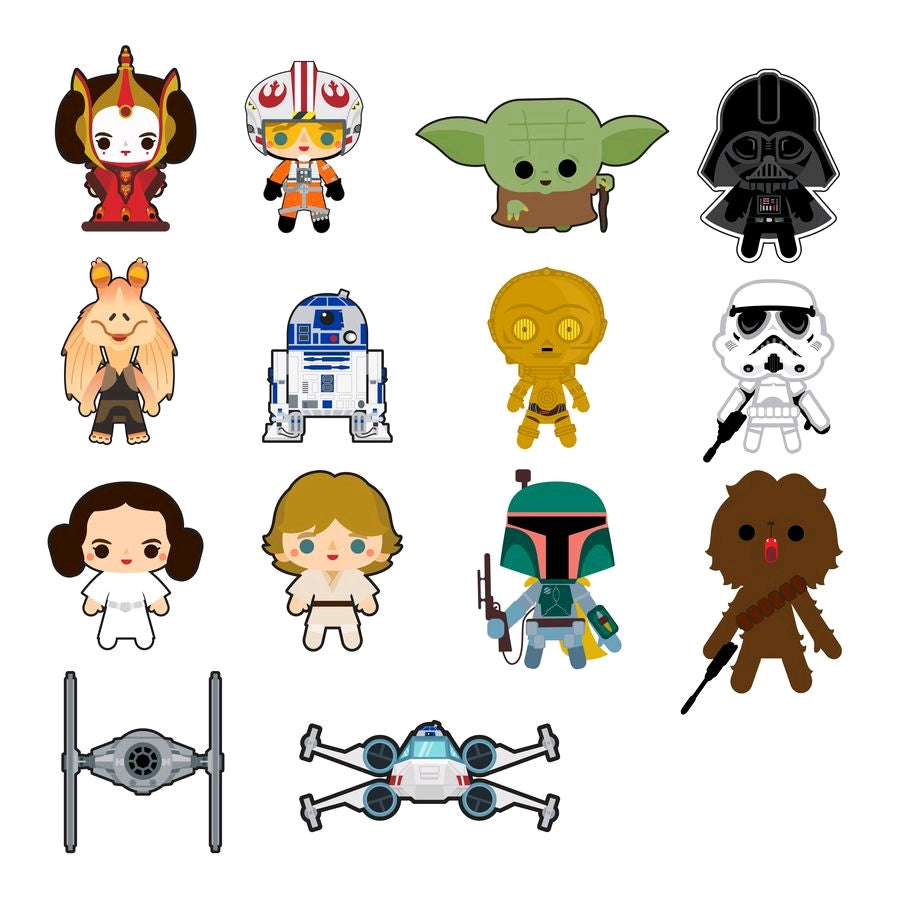 Star Wars Chibi Patches Assortment 48 assorted pieces