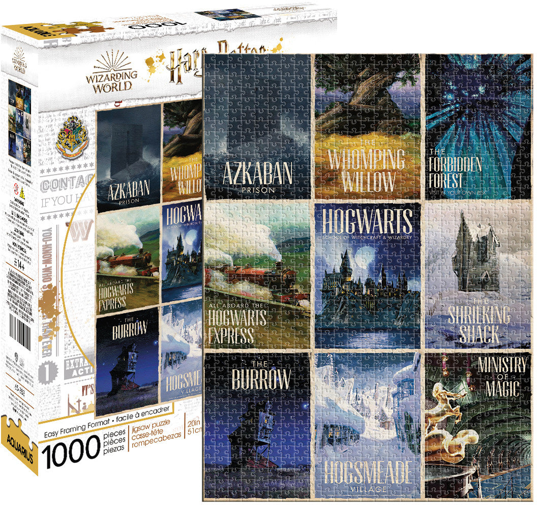 Puzzle Harry Potter - Hogwarts, 1 000 pieces