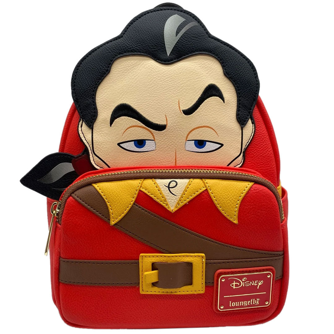 Disney beauty and the beast Gaston 2024 villain loungefly mini backpack