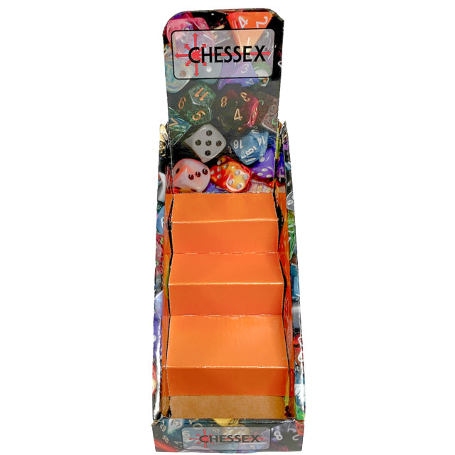 CHX 29969 Small Dice Set Cardboard Display (holds up to 8 sets)