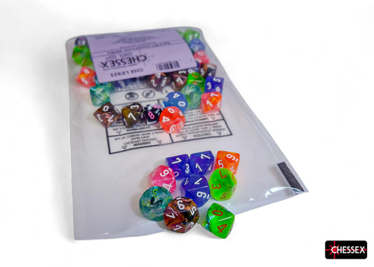 CHX LE923 Dice Menagerie #11 Bag of 50 d10s