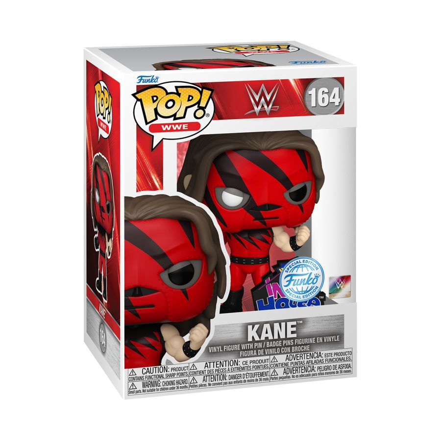 WWE - Kane (with Pin) US Exclusive Pop! Vinyl