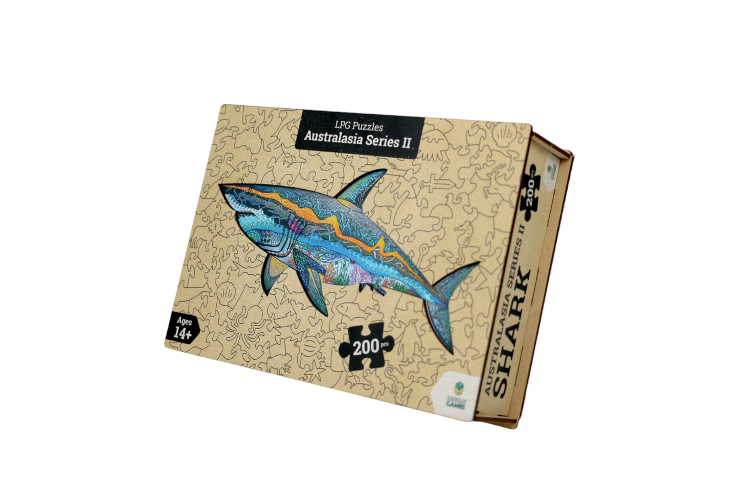 LPG Puzzles Wooden Oceania Animals Series 2 - Shark