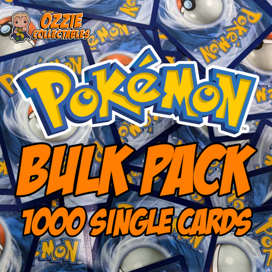 1000 Pokémon Cards Singles BULK Pack