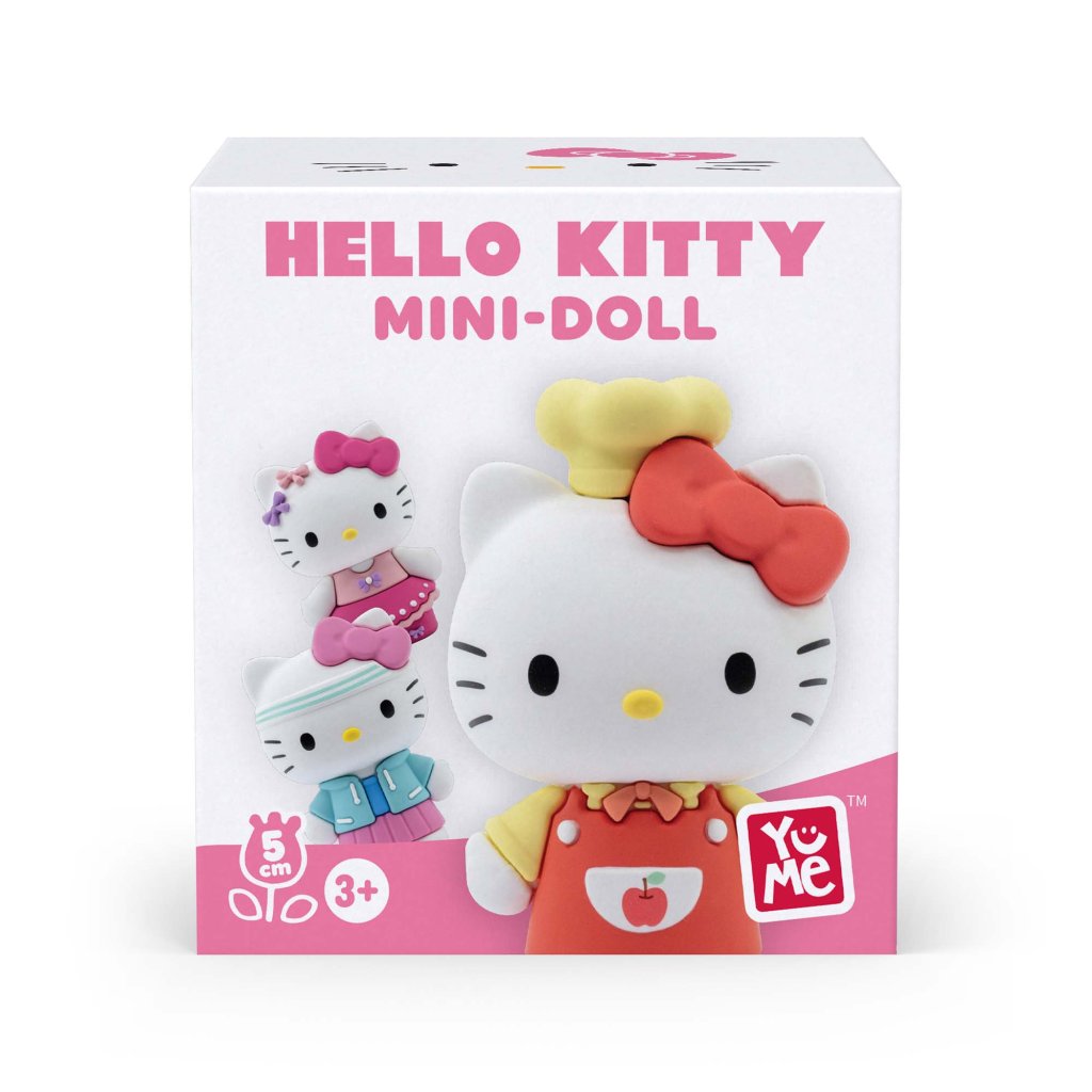 HELLO KITTY - YuMe 5cm Mini Doll Figurine Collection PDQ - Cute Outfit Series