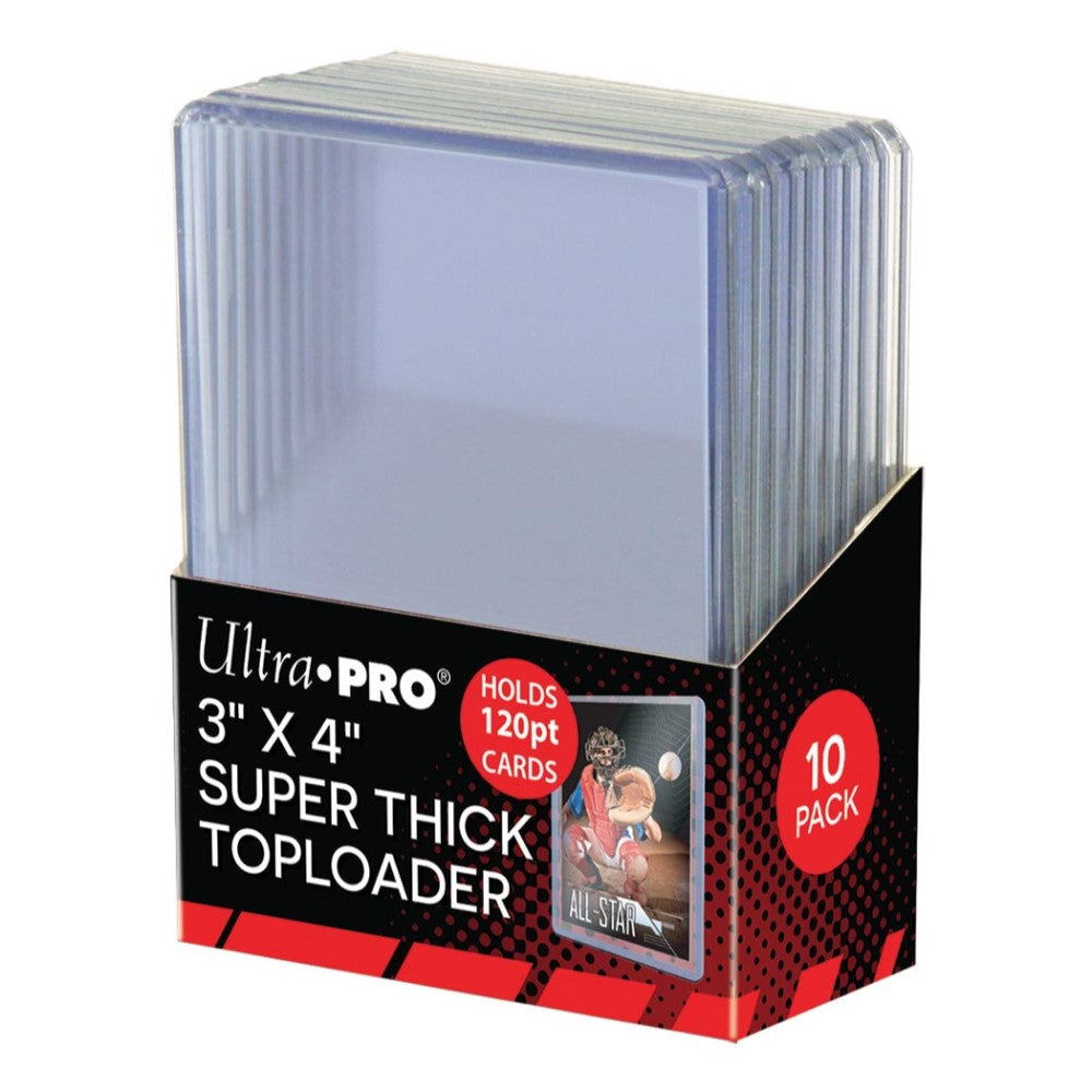 Ultra Pro: 3" X 4" Super Thick 120PT Toploader 10ct