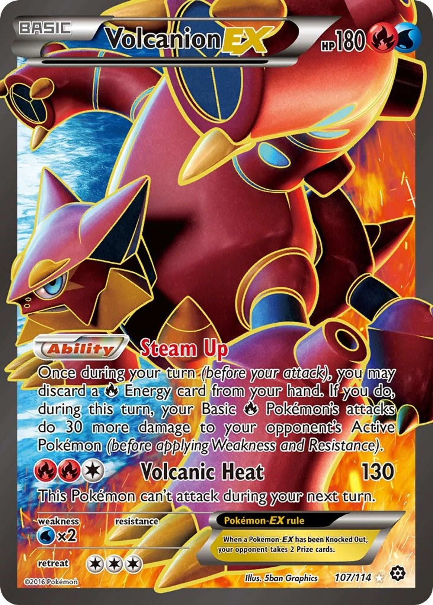 Volcanion EX (Full Art)