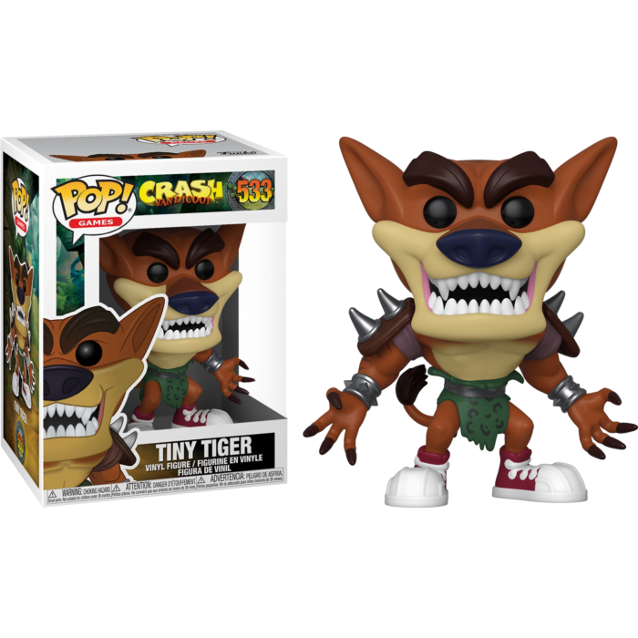 Crash Bandicoot - Tiny Tiger Pop! Vinyl #533