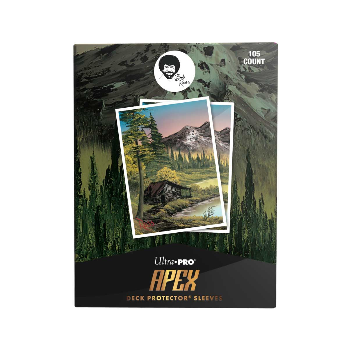 Ultra Pro: UP16509 Bob Ross Mountain Retreat 105ct APEX Deck Protector Sleeves