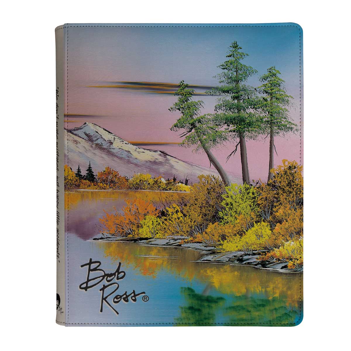 Ultra Pro: UP16529 Bob Ross Mighty Mountain Lake 9-Pocket Zippered PRO-Binder