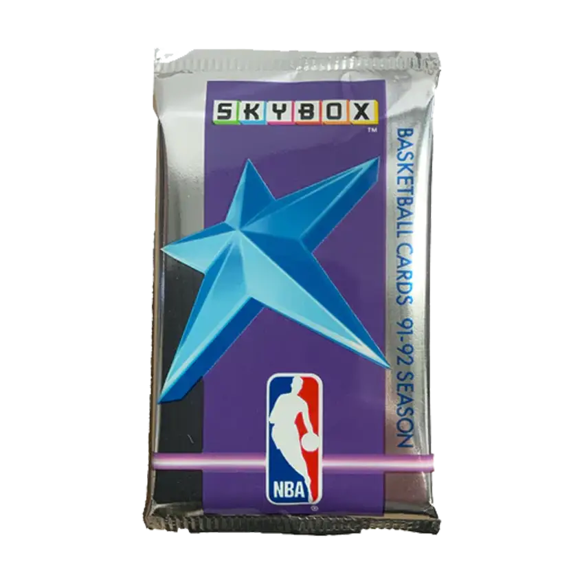 NBA 1991/92 Skybox Series 1 Basketball Hobby Pack