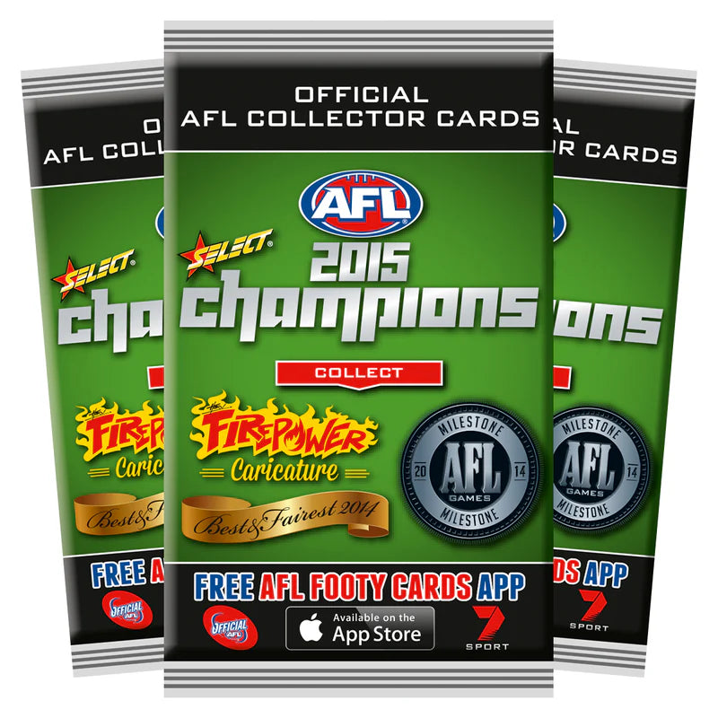 2015 AFL Champions Cards Booster Pack