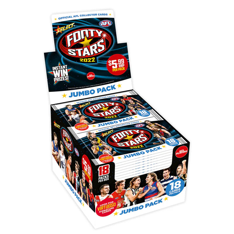 2022 AFL Footy Stars Hobby Box (Jumbo Pack)