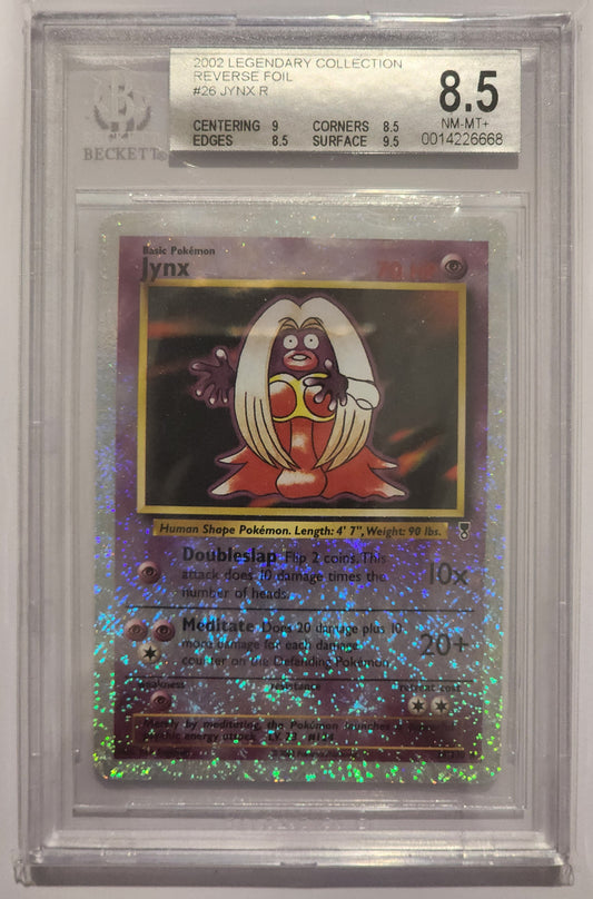 2002 Pokemon Legendary Collection Reverse Foil Jynx 26/110 - BCG 8.5