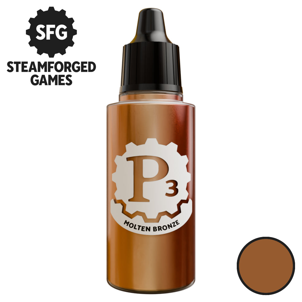 P3 Paints - Metallics - Molten Bronze - 18ml