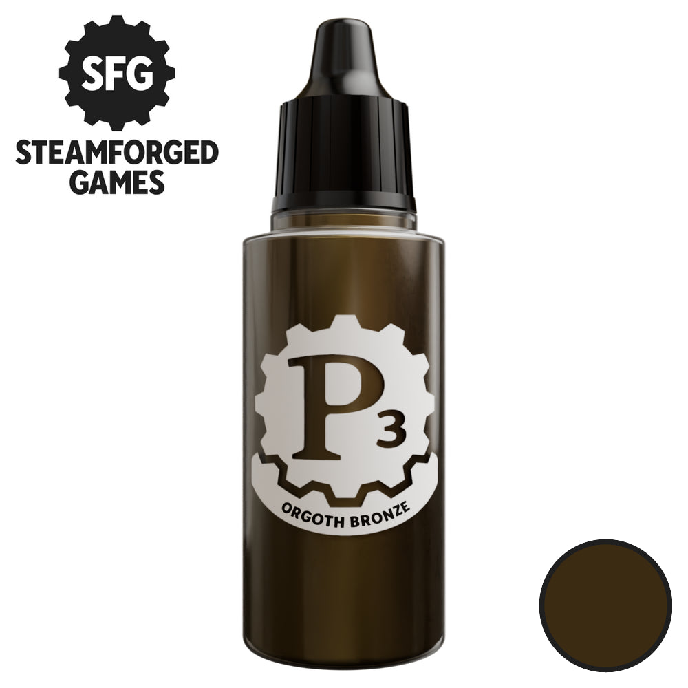 P3 Paints - Metallics - Orgoth Bronze - 18ml