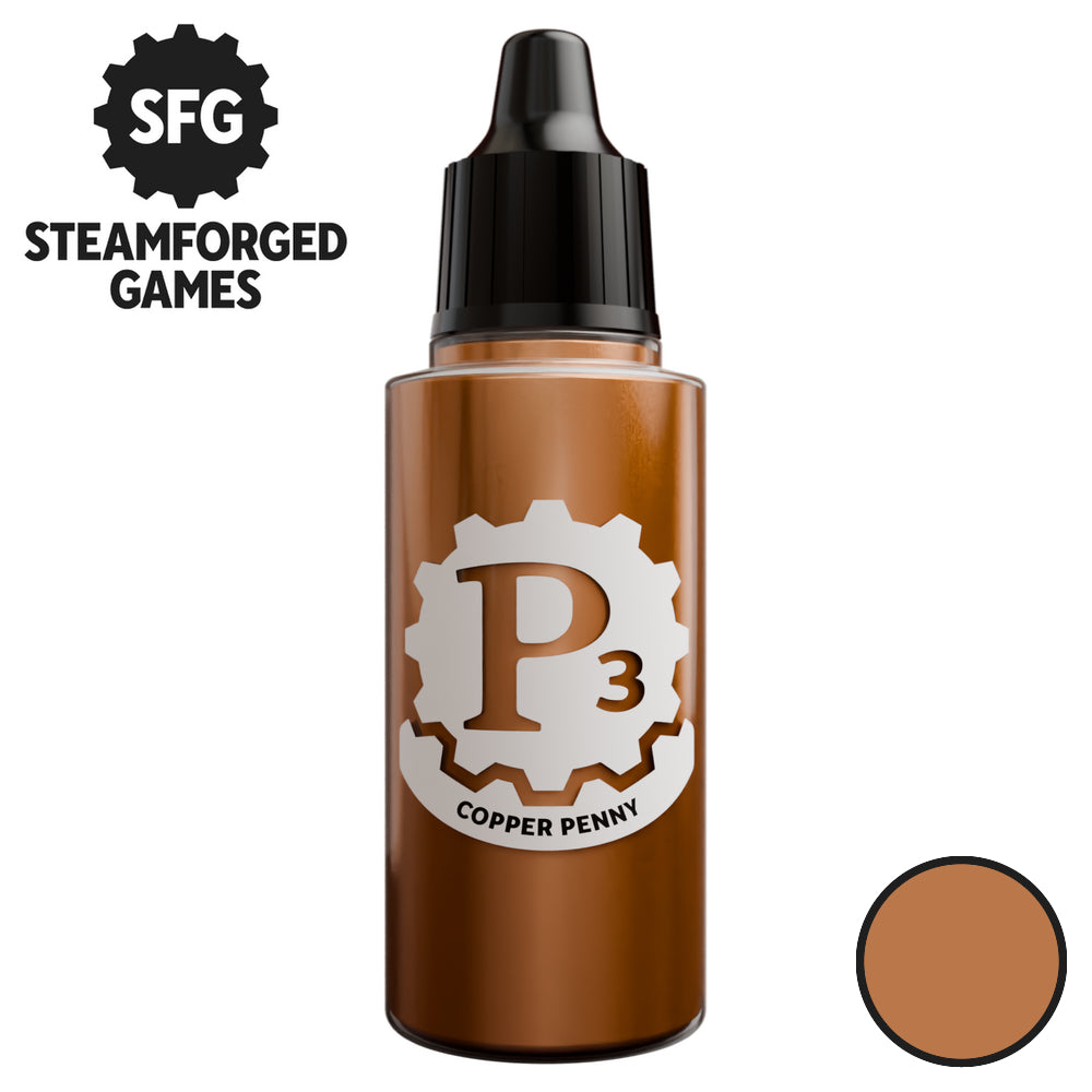 P3 Paints - Metallics - Copper Penny - 18ml