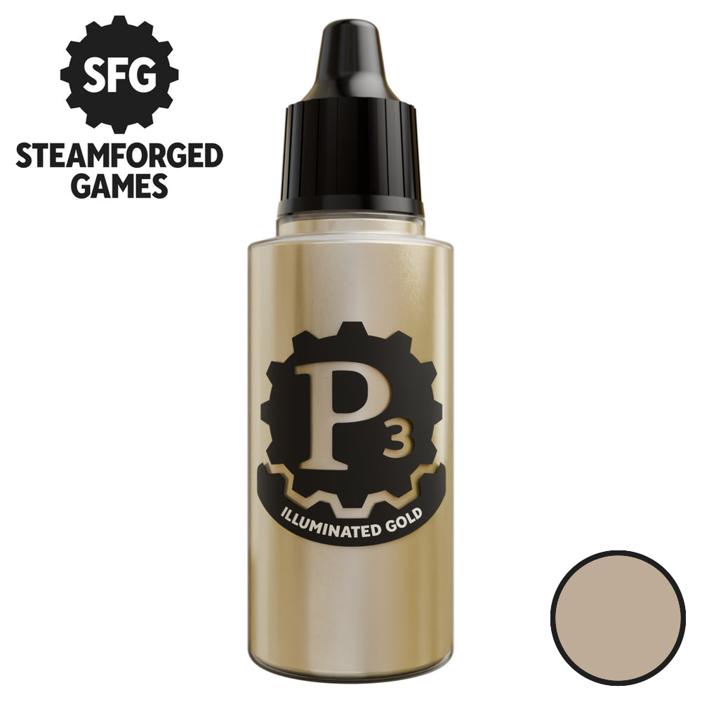 P3 Paints - Metallics - Illuminated Gold - 18ml