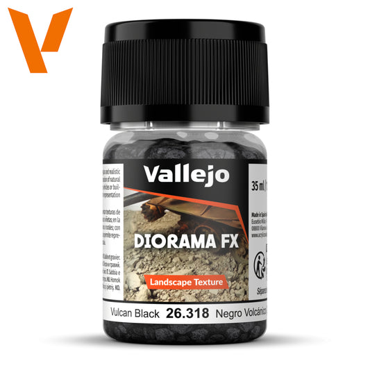 Vallejo - Diorama Effects - Vulcan Black 2.0-5.0mm 35 ml