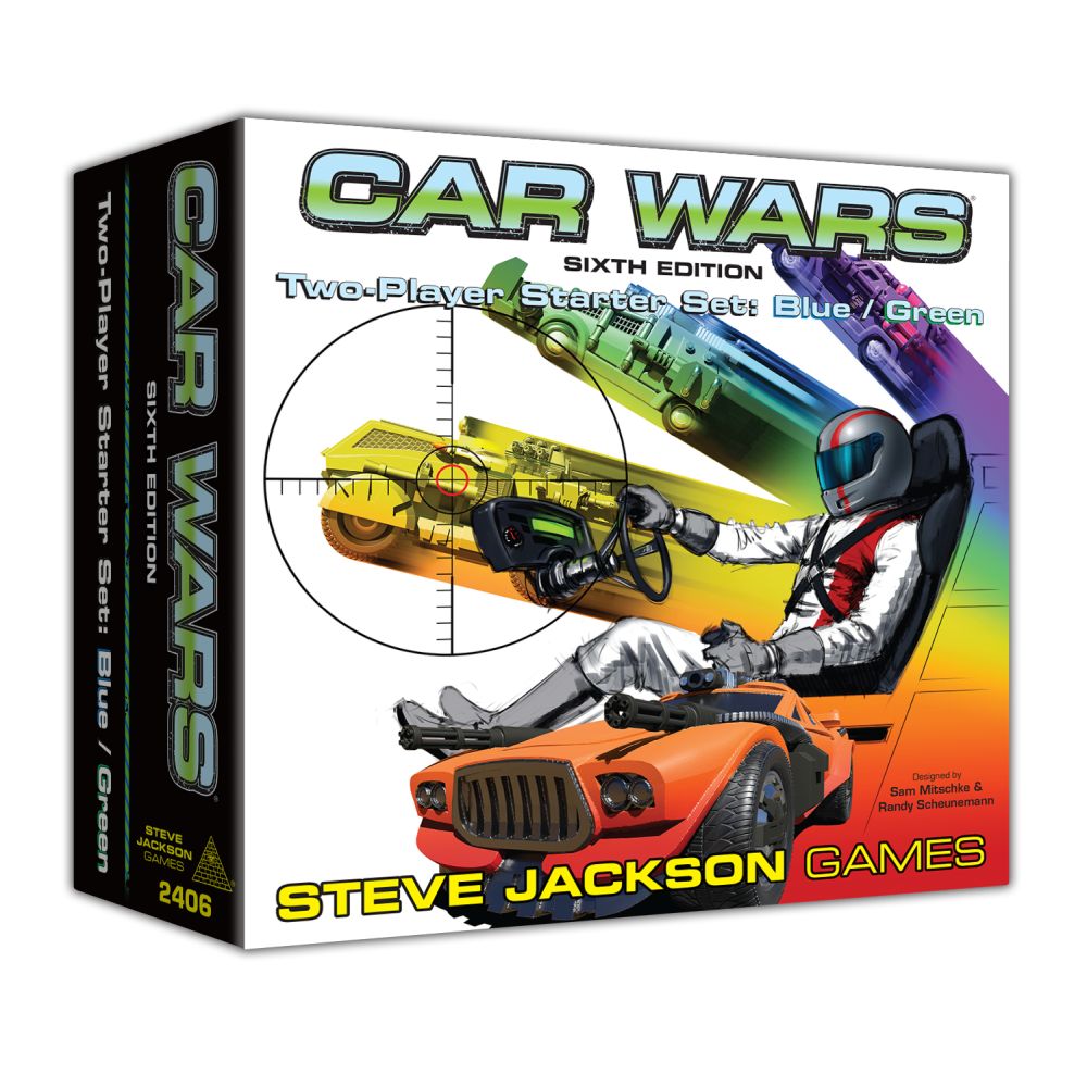 Car Wars 2 Player Starter Set Blue/Green