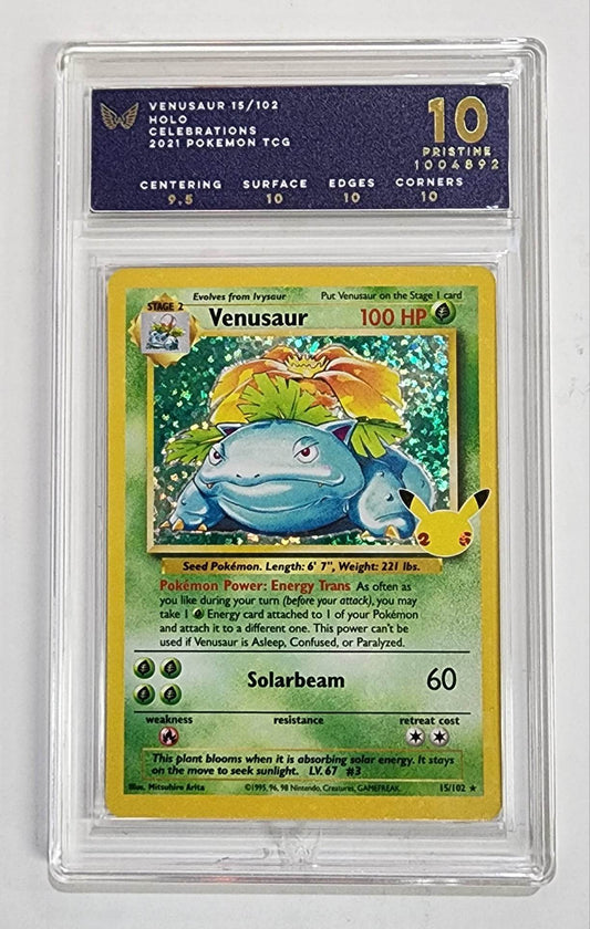 2021 Pokemon Celebrations Venusaur 15/102 - Holo - ARK10