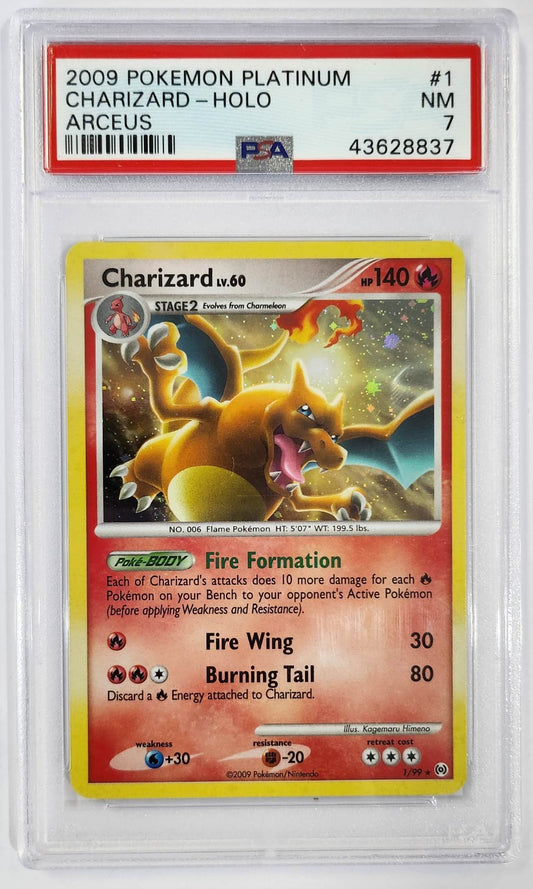 2009 Pokemon Platinum Arceus 1 Charizard-Holo Arceus