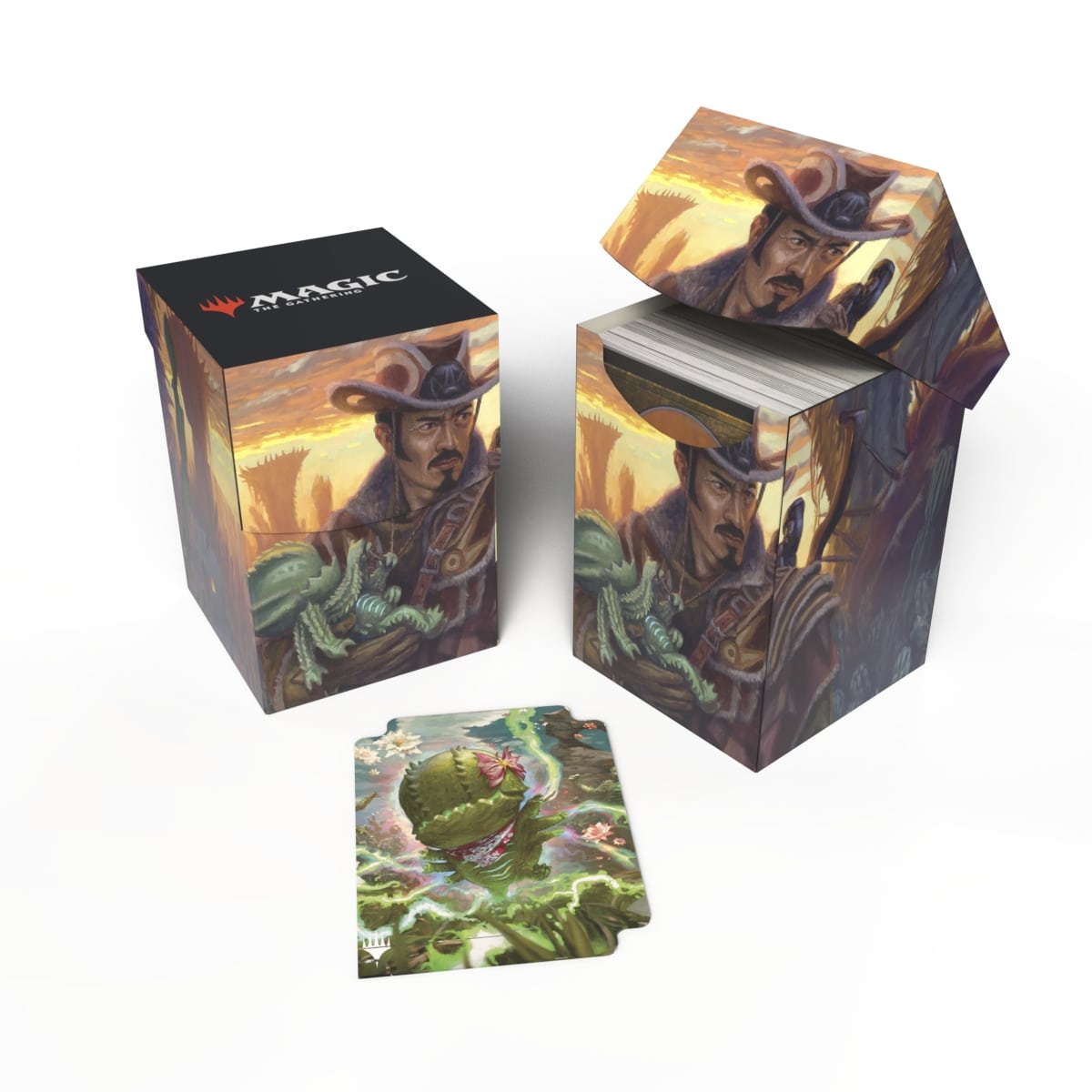 Ultra Pro: Outlaws of Thunder Junction 100+ Deck Box B for Magic: The Gathering