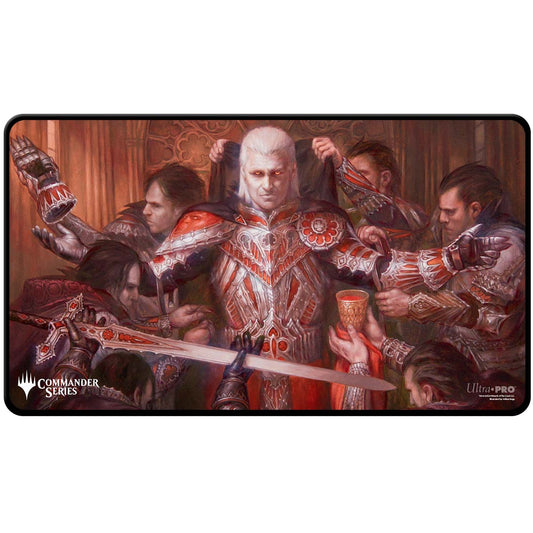 Ultra Pro: Commander Series - Release 3 - Enemy Color - Q3 2024 Black Stitched Playmat Edgar