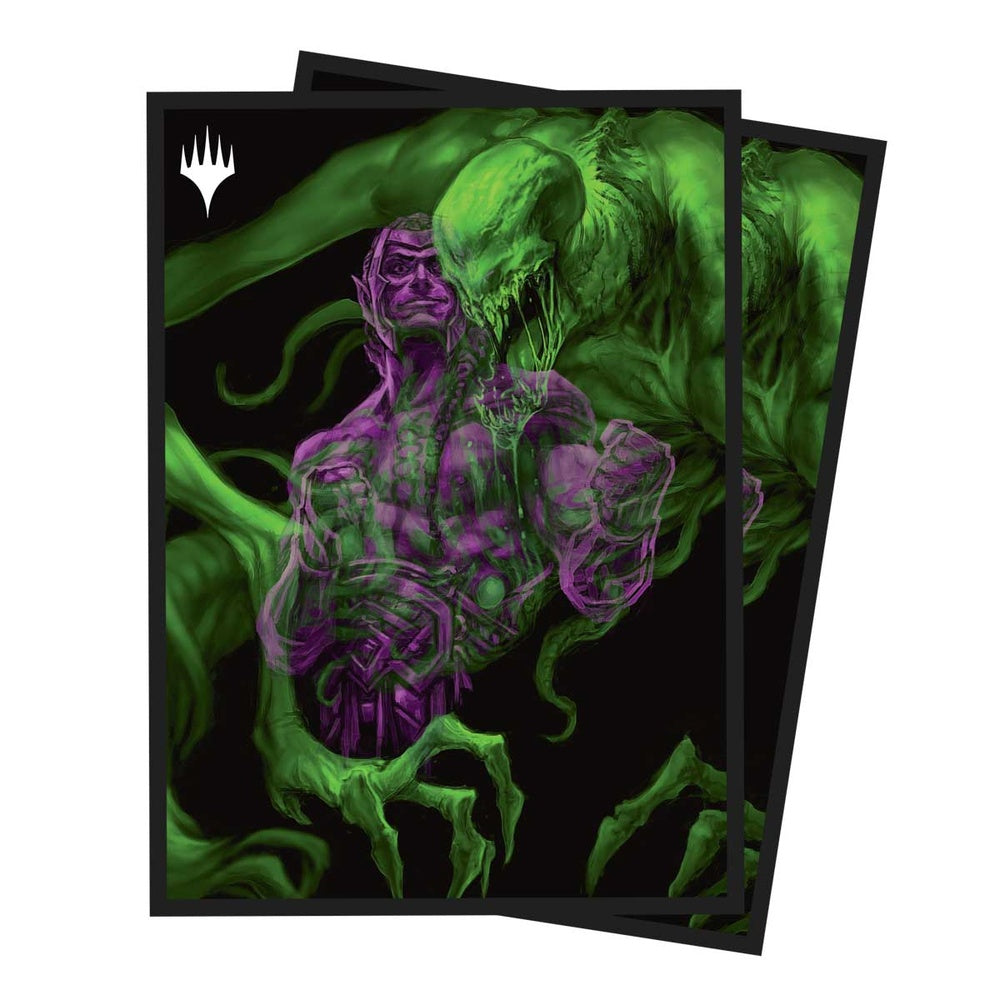 Ultra Pro: UP38586 Duskmourn 100ct Sleeves Alt Art Key Character Mythic 2 for Magic: The Gathering