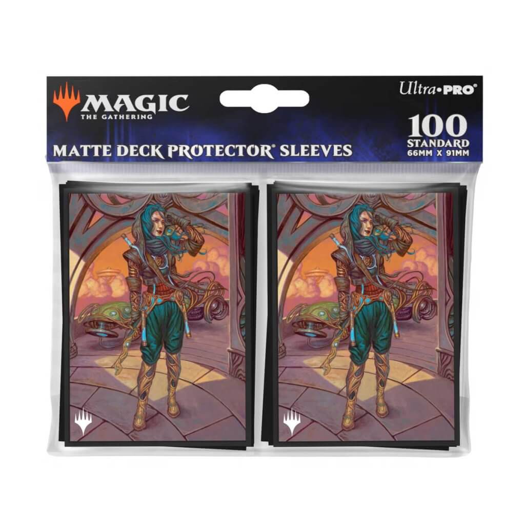 ULTRA PRO Magic: The Gathering - 2025 Multiplanar Race Set 100ct Deck Protector Sleeves Borderless Racer 1