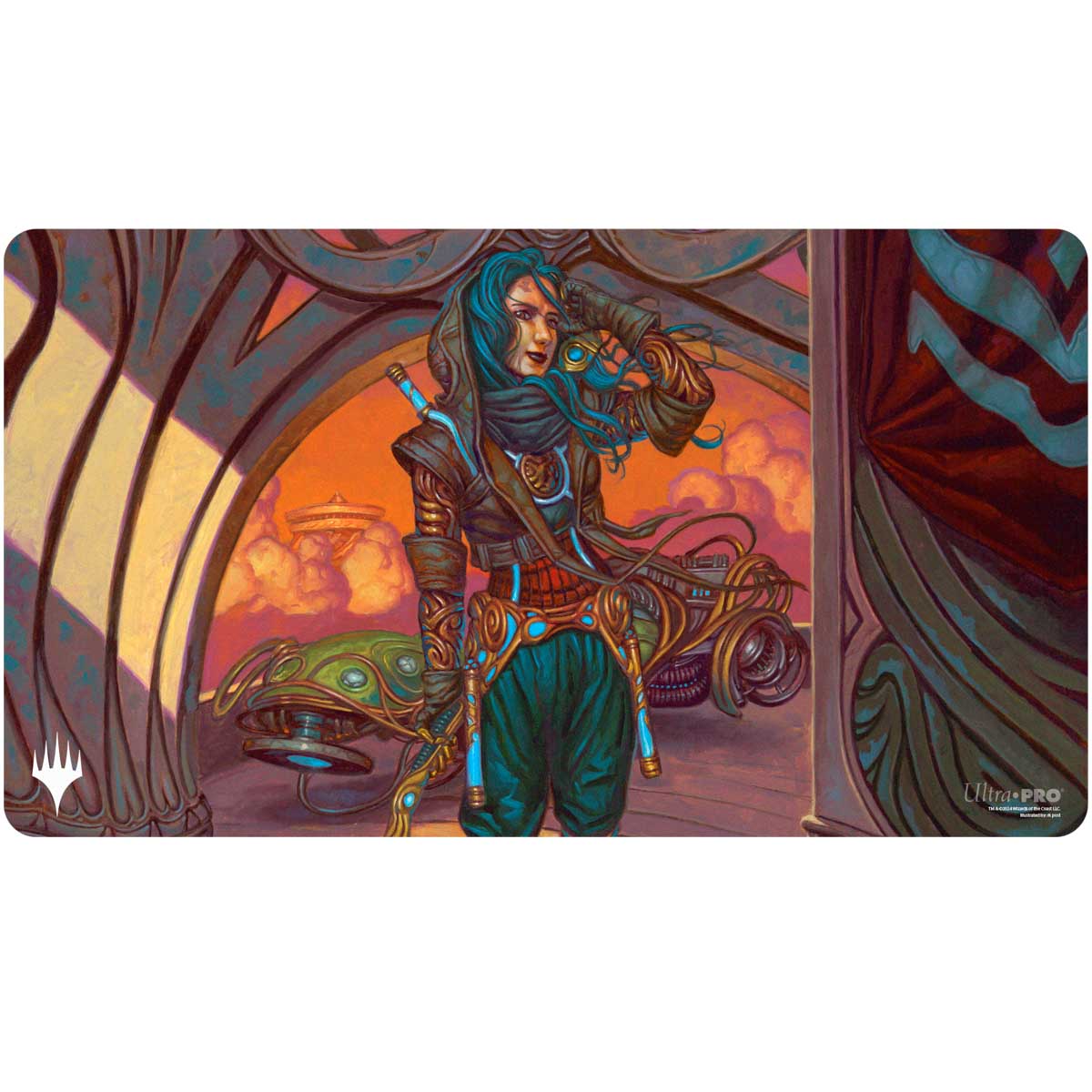 Ultra Pro: UP38689 MTG 2025 Aetherdrift Playmat Borderless Racer 1 for MtG