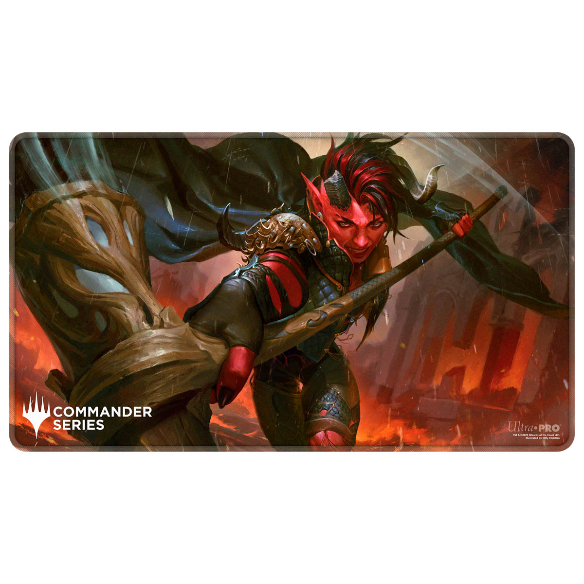 Ultra Pro: UP38782 Commander Series - Release 7 - Q3 2025 Stitched Edge Playmat Karlach MtG