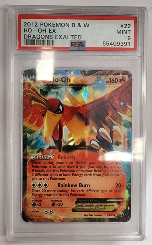 2012 Pokemon Black & White Dragons Exalted 22 Ho-Oh Ex Dragons Exalted