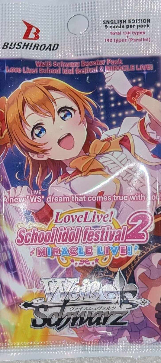 [Weiss Schwarz] Love Live School Idol Festival 2 MIRACLE LIVE! - Booster Pack