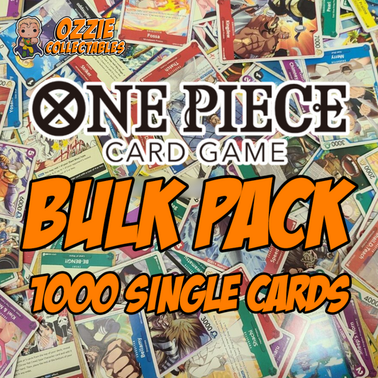 1000 One Piece Cards Singles BULK Pack