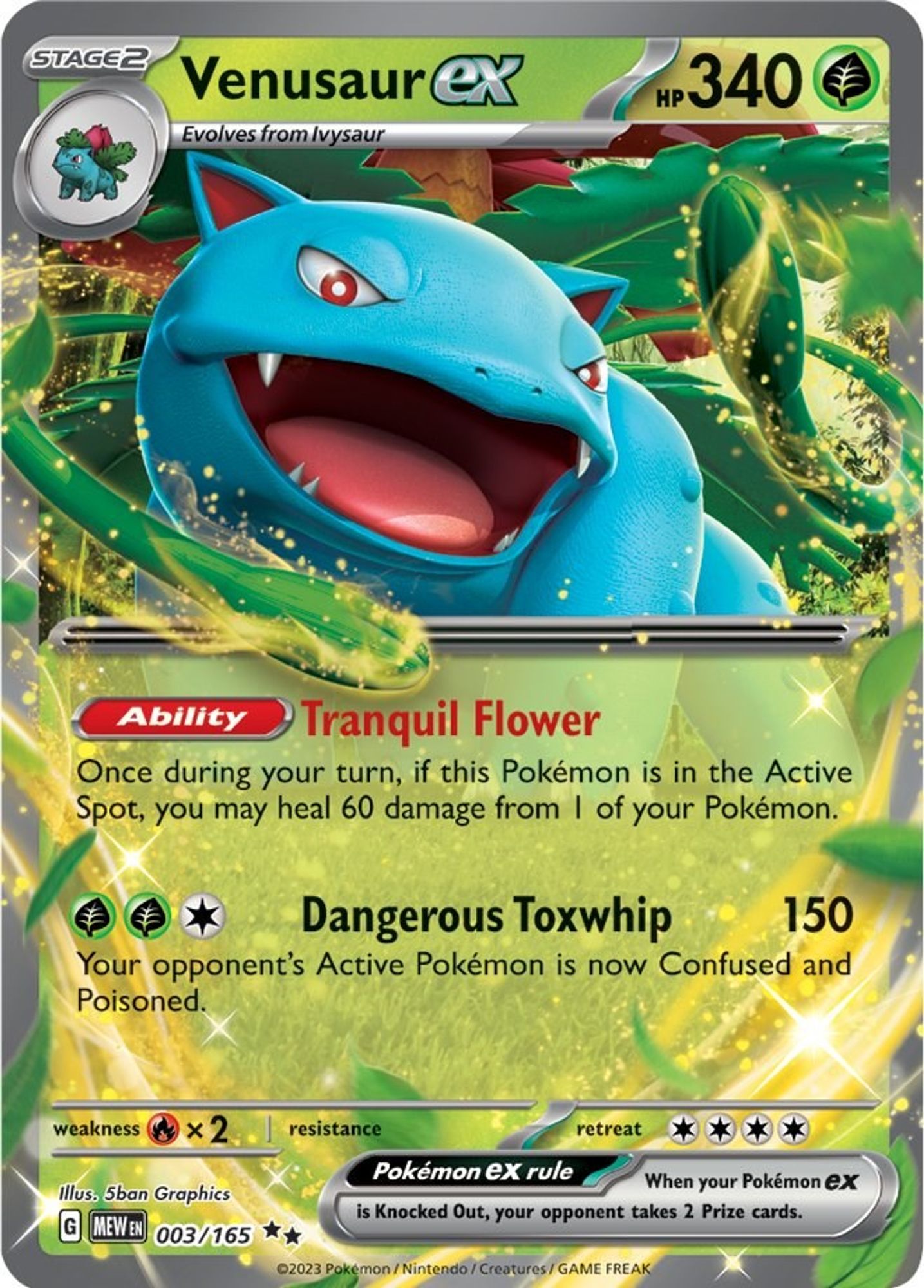 Venusaur ex - 003/165