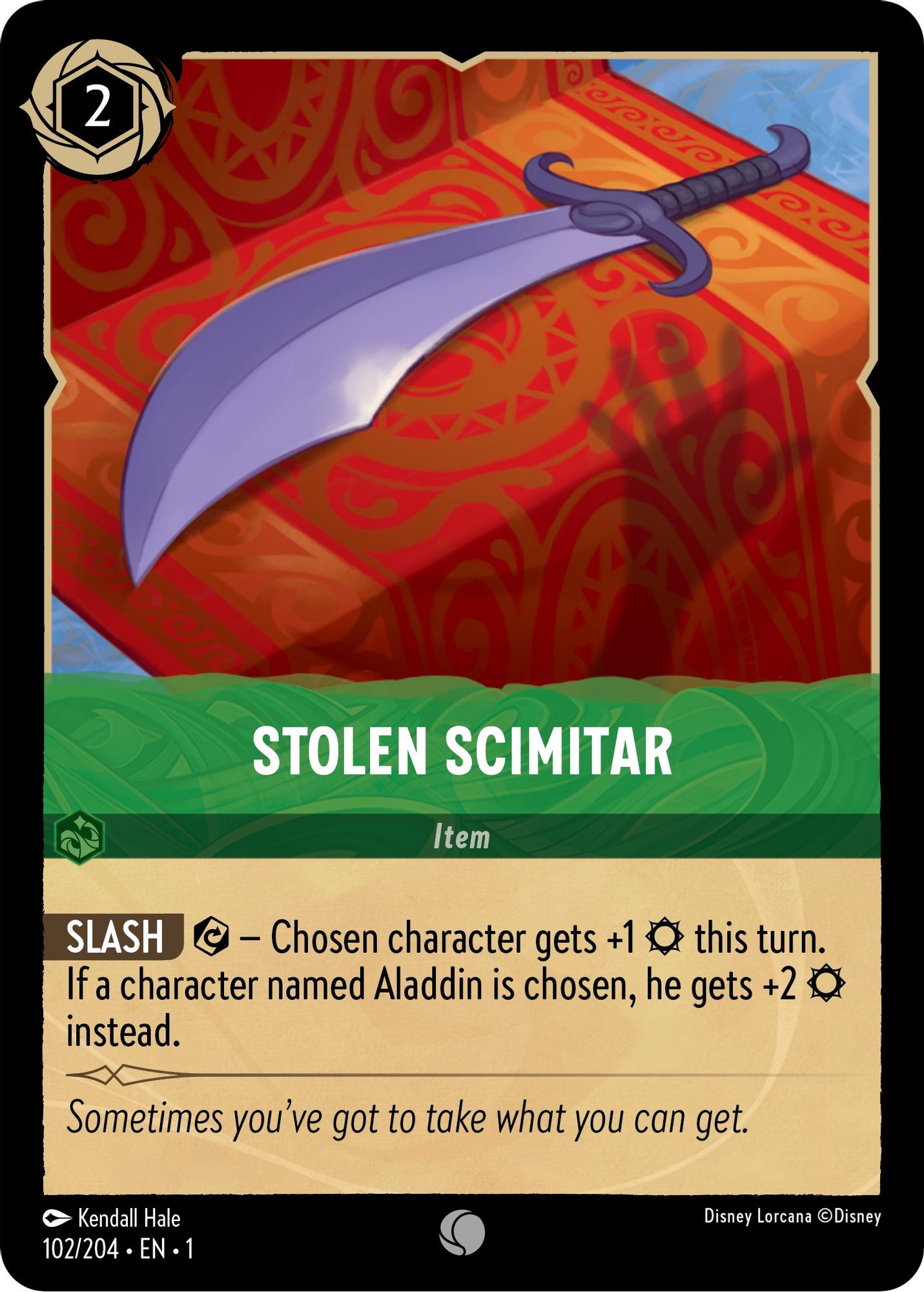 Stolen Scimitar