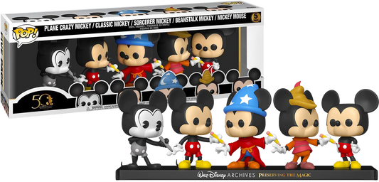 Mickey Mouse - Mickey Mouse US Exclusive Pop! Vinyl 5-Pack