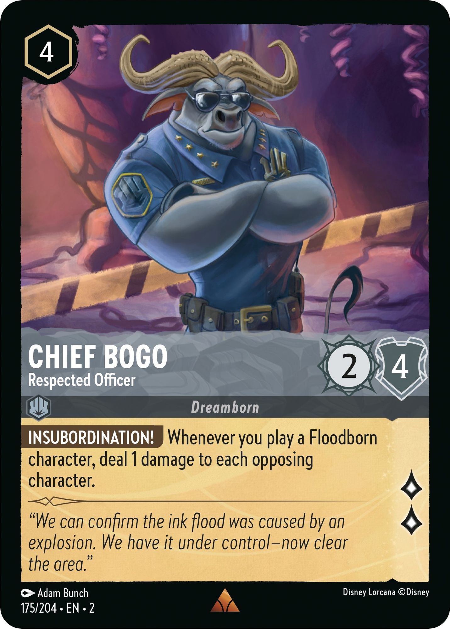 Chief Bogo - Respected Officer