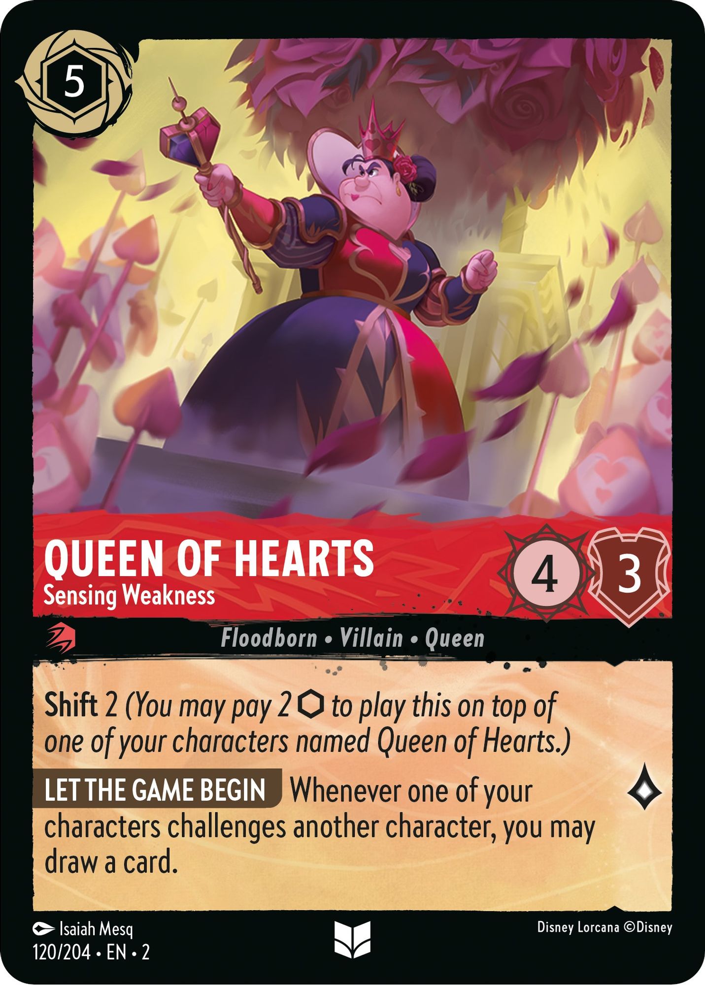 Queen of Hearts - Sensing Weakness