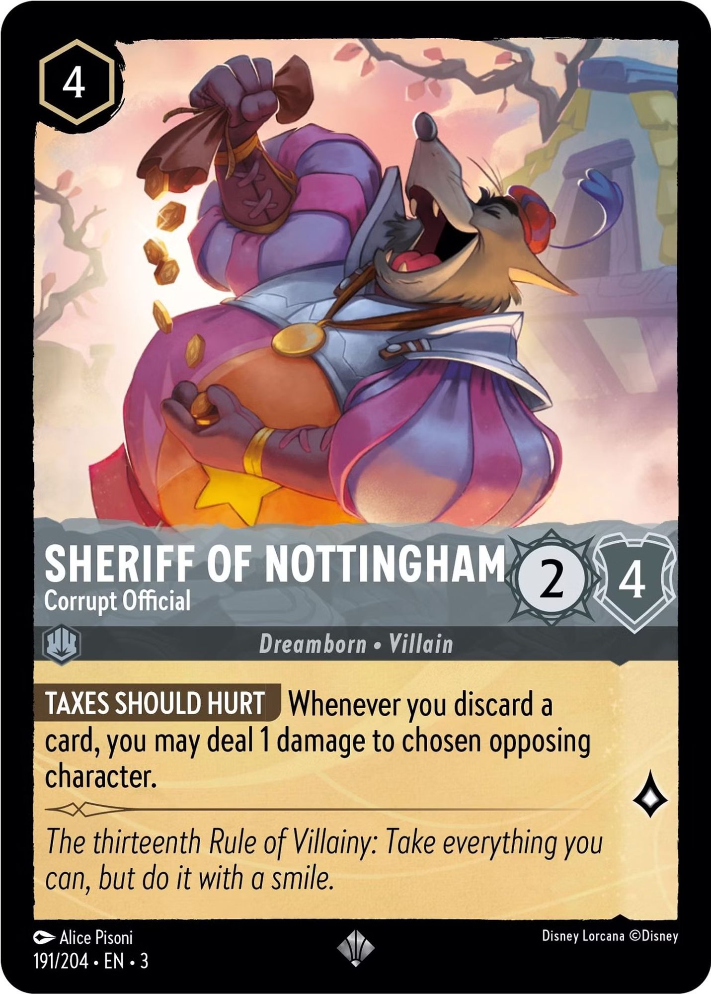 Sheriff of Nottingham - Corrupt Official