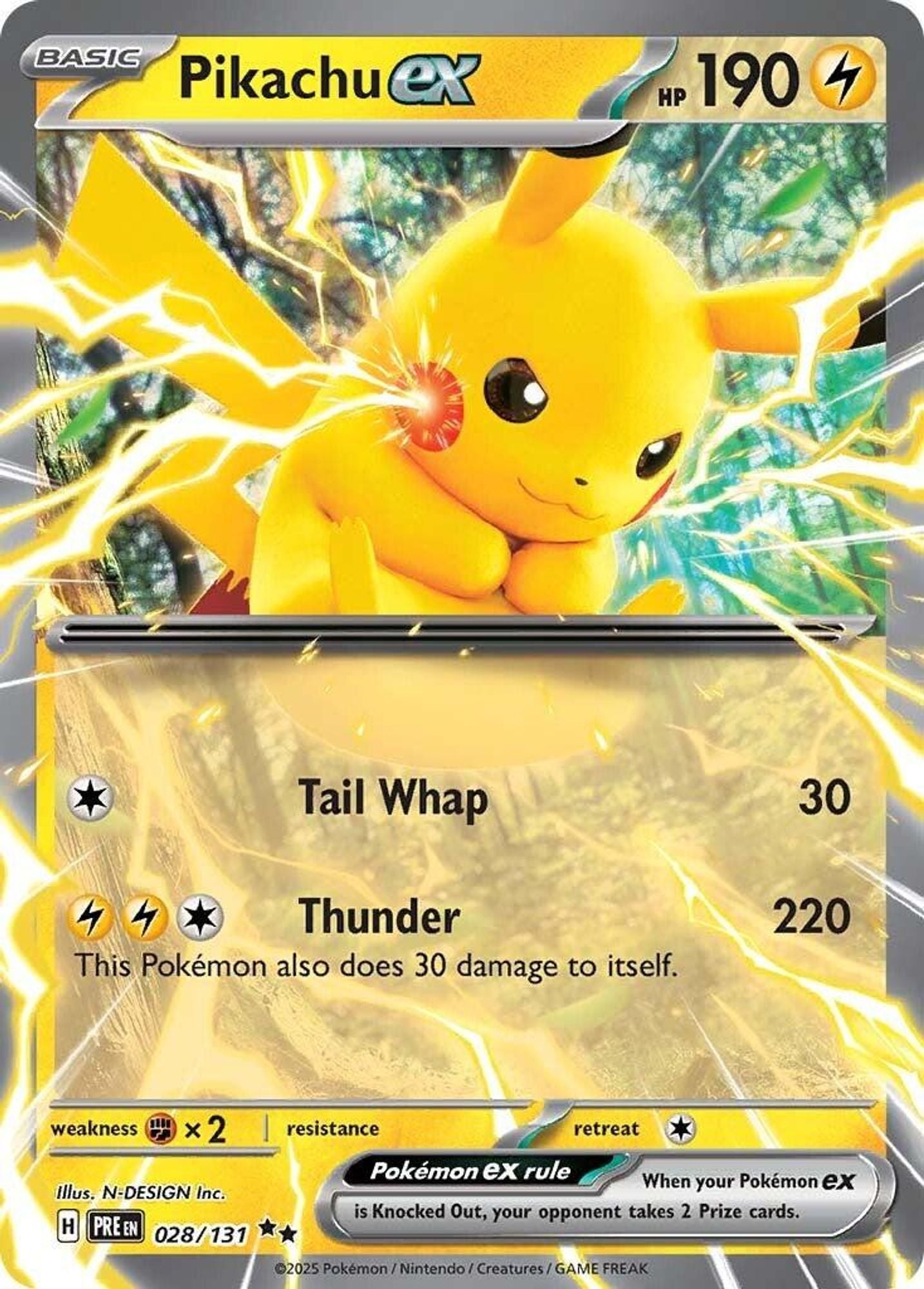 Pikachu ex - 028/131