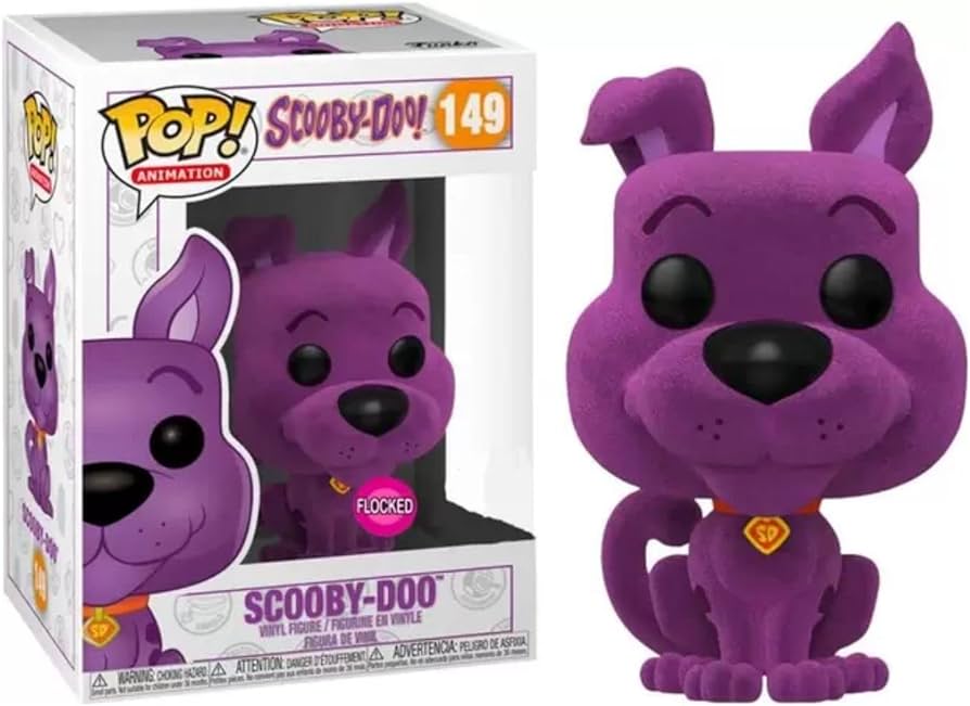 Scooby-Doo! - Scooby-Doo Flocked (Purple)  Pop! Vinyl#149