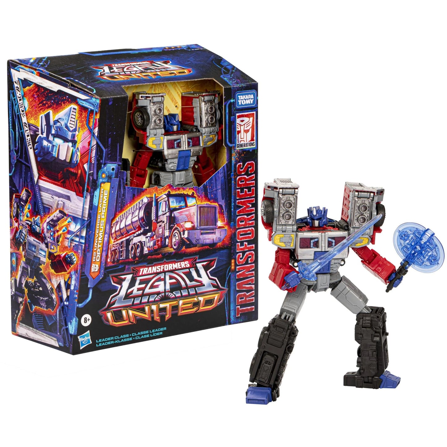 Transformers - Legacy - Leader Class G2 Universe Laser Optimus Prime Figure